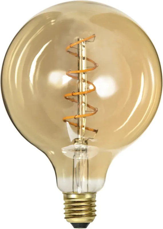 Żarówka LED AMBER SPIRAL G125 E27 3,2W 2100K ściemnialna Ra90 — zdjęcie 3
