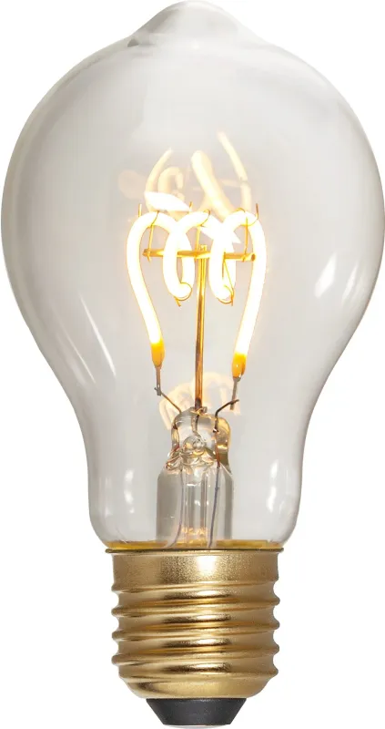 Żarówka LED CLEAR SPIRAL E27 A60 4W 2100k 3-stopnie mocy — zdjęcie 3