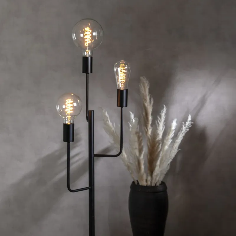Żarówka LED CLEAR SPIRAL E27 G95 4W 2100k 3-stopnie mocy — zdjęcie 3