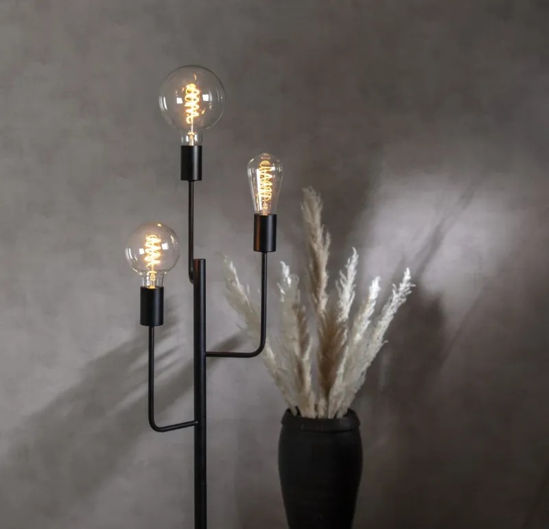 Żarówka LED CLEAR SPIRAL E27 ST64 4W 2100k 3-stopnie mocy — zdjęcie 3