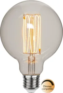 Żarówka LED DECOLED CLEAR E27 G95 3,8W 1800K ściemnialna Ra90