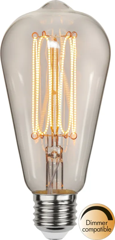 Żarówka LED DECOLED CLEAR E27 ST64 3,8W 1800K ściemnialna Ra90 — zdjęcie 5