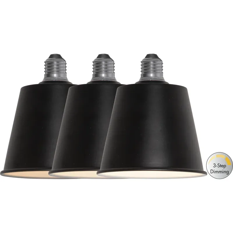 Żarówka LED DECOLED DREAM NEW GENERATION CZARNA E27 3,5W 3000K 3-stopnie mocy — zdjęcie 2