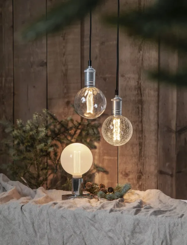 Żarówka LED DECOLED NEW GENERATION E27 G125 1W 2000K — zdjęcie 4