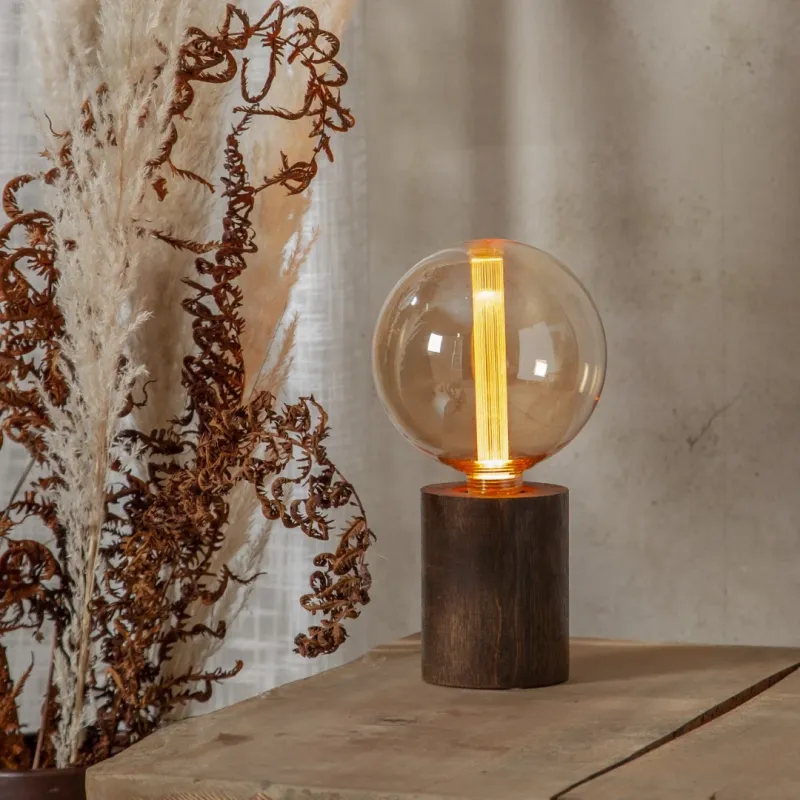 Żarówka LED DECOLED NEW GENERATION E27 G125 2W 1700K amber — zdjęcie 2