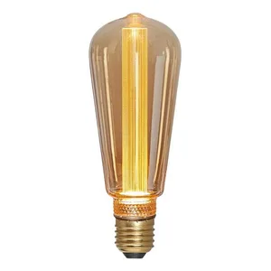 Żarówka LED DECOLED NEW GENERATION E27 ST60 2W 1700K amber
