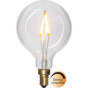 Żarówka LED E14 1,5W G80 SOFT GLOW 2100k ściemniana Ra90