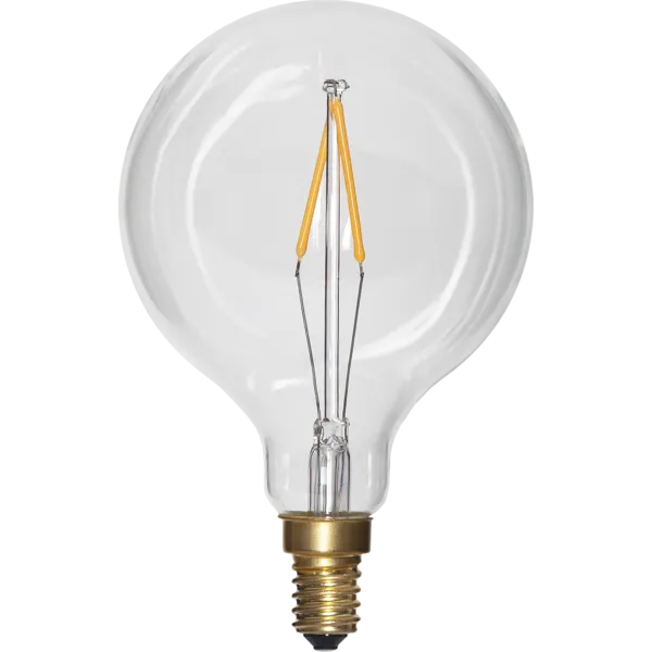 Żarówka LED E14 1,5W G80 SOFT GLOW 2100k ściemniana Ra90 — zdjęcie 2