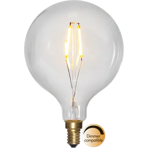 Żarówka LED E14 1,5W G95 SOFT GLOW 2100k ściemniana Ra90