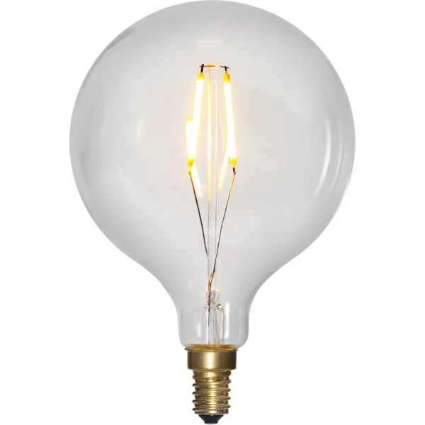 Żarówka LED E14 1,5W G95 SOFT GLOW 2100k ściemniana Ra90 — zdjęcie 4