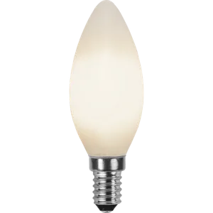 Żarówka LED E14 2W C35 OPAQUE FILAMENT 2700k Biała ciepła świeca Ra90
