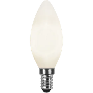 Żarówka LED E14 3W C35 OPAQUE FILAMENT 2700k Biała ciepła świeca Ra90
