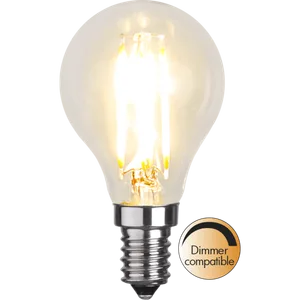 Żarówka LED E14 4,2W P45 CLEAR FILAMENT 2700k ściemniana