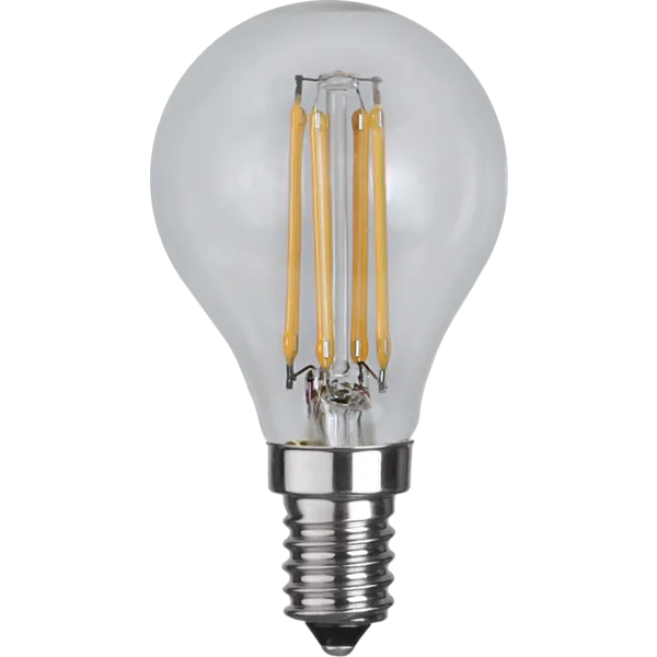 Żarówka LED E14 4,2W P45 CLEAR FILAMENT 2700k ściemniana — zdjęcie 2
