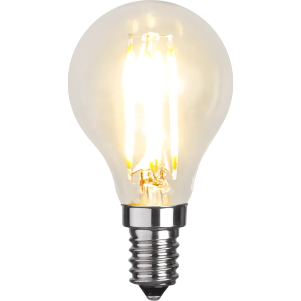 Żarówka LED E14 4,2W P45 CLEAR FILAMENT 2700k ściemniana — zdjęcie 3