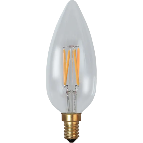 Żarówka LED E14 C45 3W SOFT GLOW 2200K ściemniana — zdjęcie 2