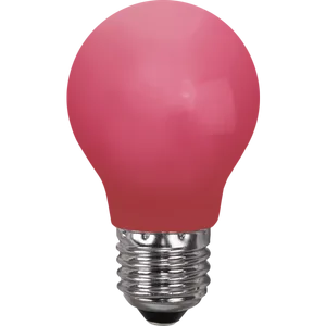 Żarówka LED E27 0,9W A55 Czerwona Plastikowa