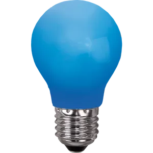 Żarówka LED E27 0,9W A55 Niebieska Plastikowa