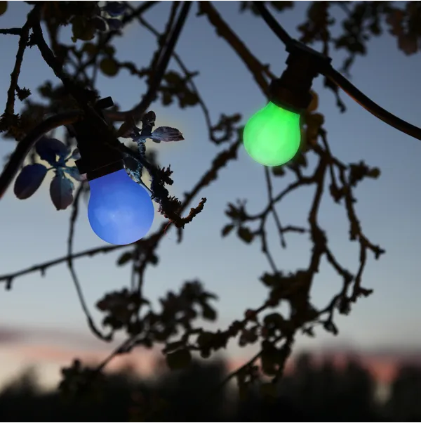 Żarówka LED E27 0,9W A55 Zielona Plastikowa — zdjęcie 3