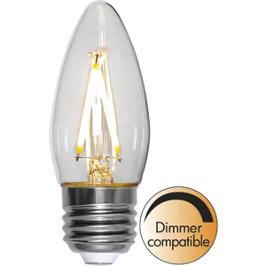 Żarówka LED E27 2,5W C35 CLEAR FILAMENT 2700k ściemniana