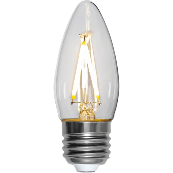 Żarówka LED E27 2,5W C35 CLEAR FILAMENT 2700k ściemniana — zdjęcie 4
