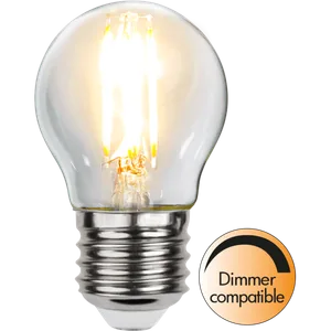 Żarówka LED E27 2,5W G45 CLEAR FILAMENT 2700k ściemniana
