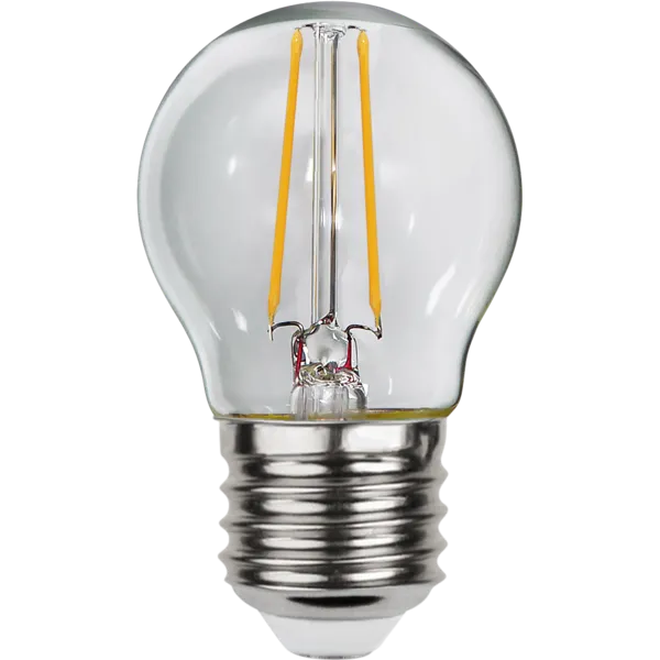 Żarówka LED E27 2,5W G45 CLEAR FILAMENT 2700k ściemniana — zdjęcie 2