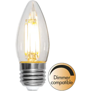 Żarówka LED E27 4,2W C35 CLEAR FILAMENT 2700k ściemniana