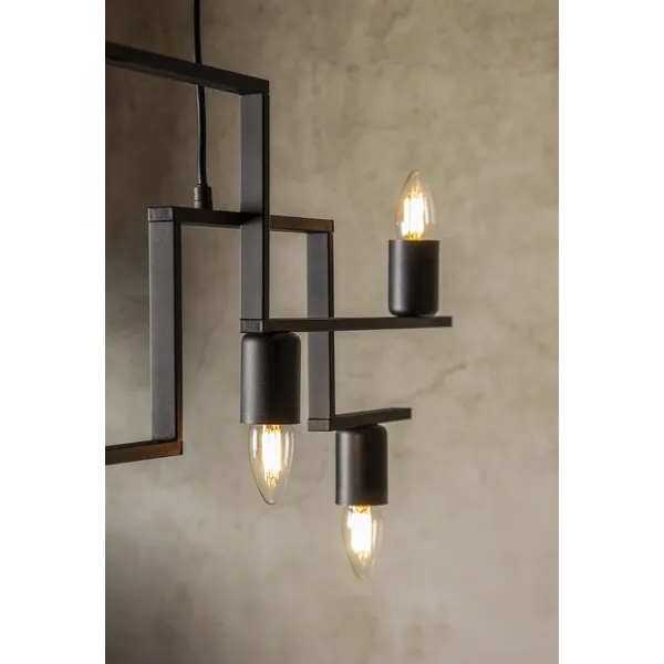 Żarówka LED E27 4,2W C35 CLEAR FILAMENT 2700k ściemniana — zdjęcie 6