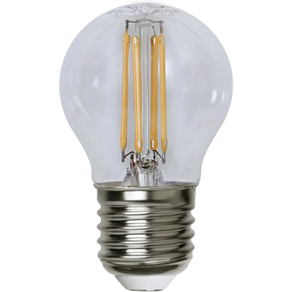 Żarówka LED E27 4,2W G45 CLEAR FILAMENT 2700k ściemniana — zdjęcie 2