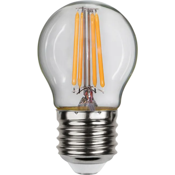 Żarówka LED E27 4,2W G45 CLEAR FILAMENT 3000k 3-stopnie mocy — zdjęcie 2