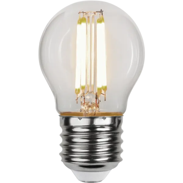 Żarówka LED E27 4,2W G45 CLEAR FILAMENT 3000k 3-stopnie mocy — zdjęcie 3