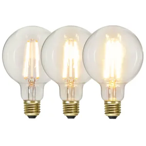 Żarówka LED E27 6,5W G95 SOFT GLOW filament 3-stopnie mocy