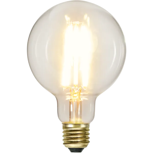 Żarówka LED E27 6,5W G95 SOFT GLOW filament 3-stopnie mocy — zdjęcie 7