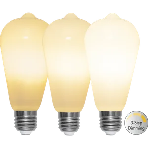Żarówka LED E27 6,5W ST64 OPAQUE FILAMENT 2700k 3-stopnie mocy Ra90