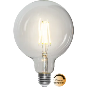 Żarówka LED E27 7,5W G125 CLEAR FILAMENT 2700k Biała ciepła ściemniana