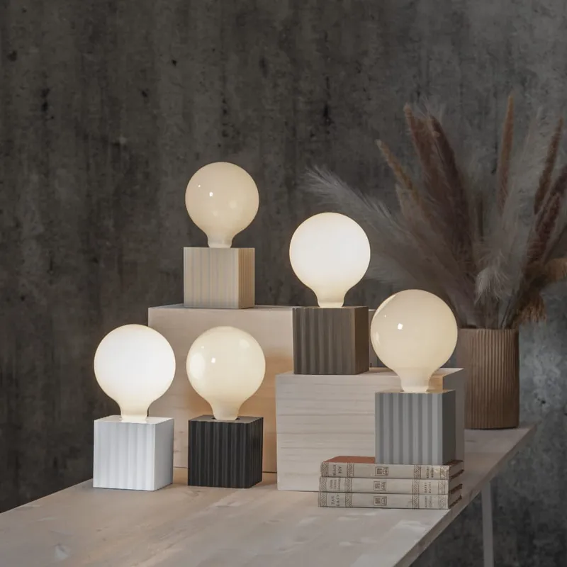 Żarówka LED E27 7,5W G125 OPAQUE FILAMENT 2700k 3-stopnie mocy Ra90 — zdjęcie 4