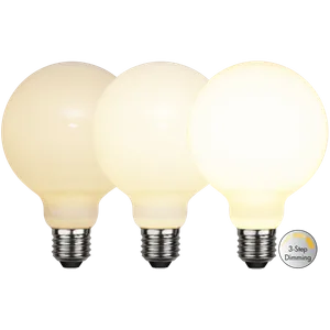 Żarówka LED E27 7,5W G95 OPAQUE FILAMENT 2700k 3-stopnie mocy Ra90