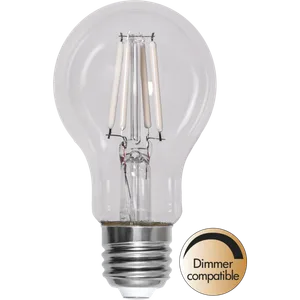 Żarówka LED E27 7W A60 CLEAR WHITE FILAMENT 2700k ściemniana