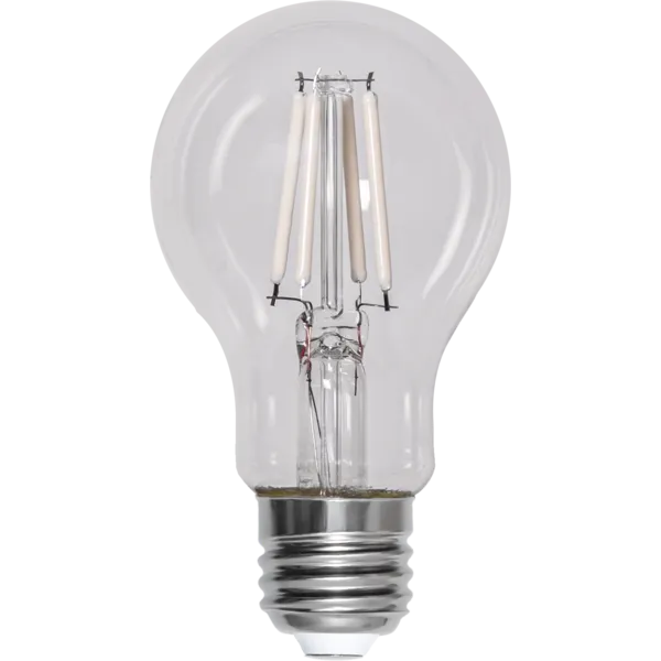Żarówka LED E27 7W A60 CLEAR WHITE FILAMENT 2700k ściemniana — zdjęcie 10