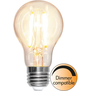 Żarówka LED E27 8W A60 CLEAR FILAMENT 2700k Biała ciepła ściemniana