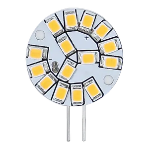 Żarówka LED G4 2W 2700k 12V AC/DC HALO-LED płaska Biała ciepła