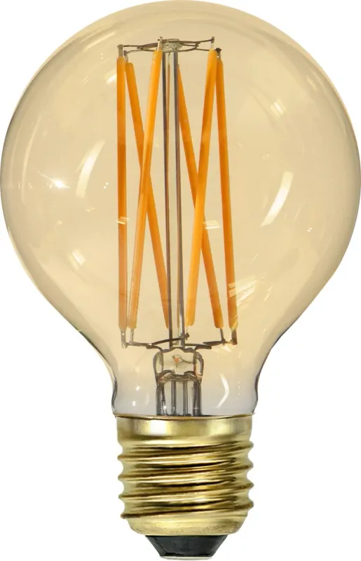Żarówka LED GOLD VINTAGE E27 G80 3,7W 1800k ściemnialna Ra90 — zdjęcie 2