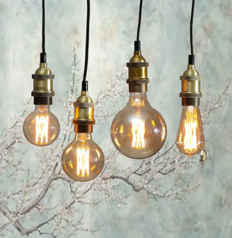 Żarówka LED GOLD VINTAGE E27 G80 3,7W 1800k ściemnialna Ra90 — zdjęcie 5