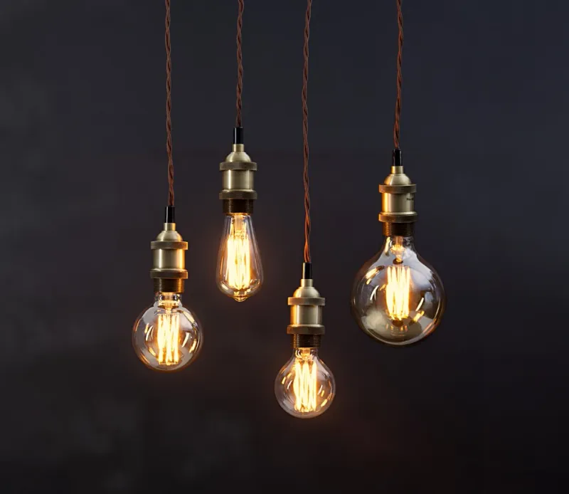 Żarówka LED GOLD VINTAGE E27 G80 3,7W 1800k ściemnialna Ra90 — zdjęcie 6