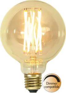 Żarówka LED GOLD VINTAGE E27 G95 3,7W 1800k ściemnialna Ra90