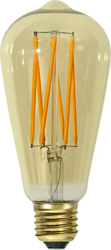Żarówka LED GOLD VINTAGE E27 ST64 3,7W 1800k ściemnialna Ra90 — zdjęcie 2