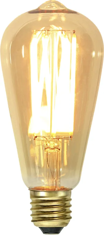 Żarówka LED GOLD VINTAGE E27 ST64 3,7W 1800k ściemnialna Ra90 — zdjęcie 4