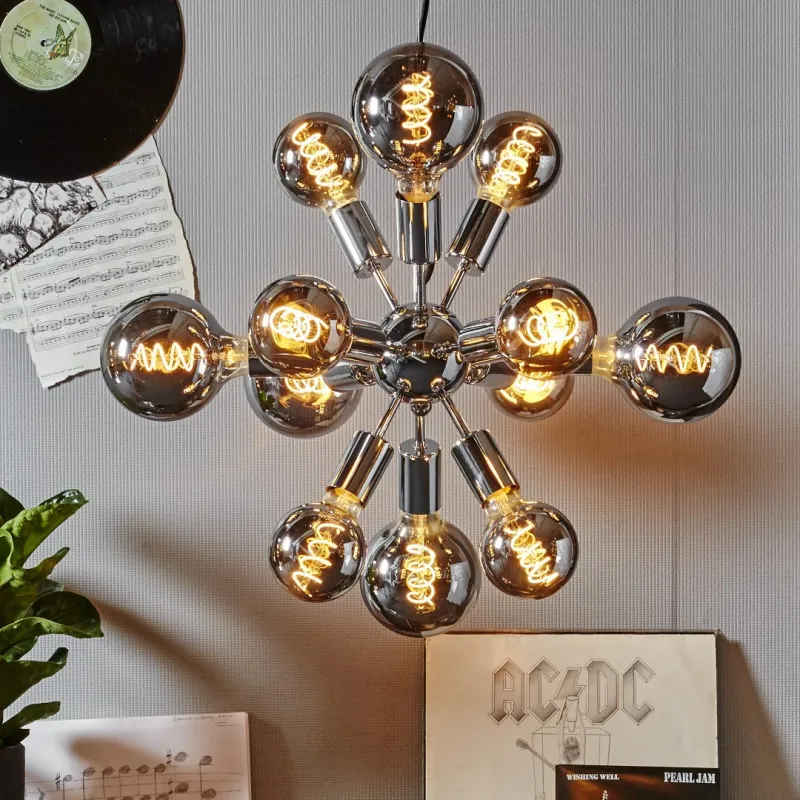 Żarówka LED HEAVY SMOKE E27 2W G125 2100K ściemnialna dymiona — zdjęcie 5