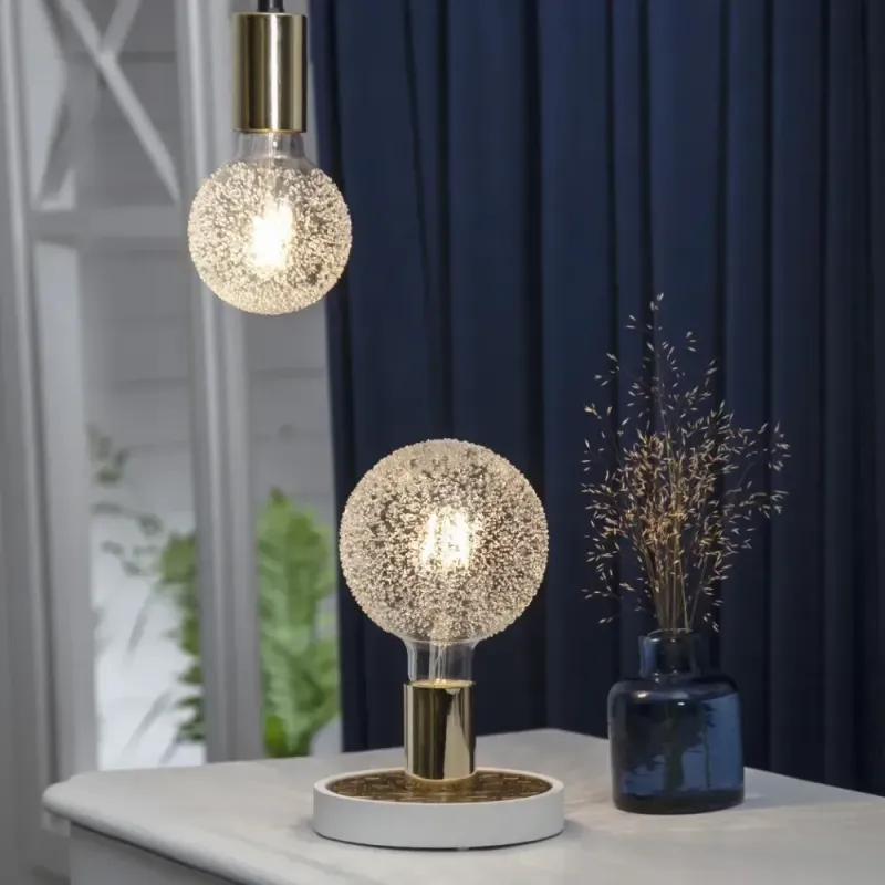 Żarówka LED ICE DROP E27 G95 1W 2600k ściemniana — zdjęcie 2